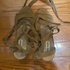 Steve Madden wrap around heels